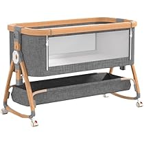 折りたたみ式ベビーベッド グレー 折りたたみ式ベビーベッド グレー - メルカリ